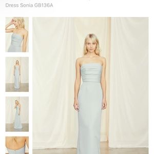Amsale Bridesmaid Dress in MINT